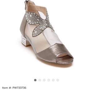 SH112 Midnight Velvet Mesh & Bling Shootie,